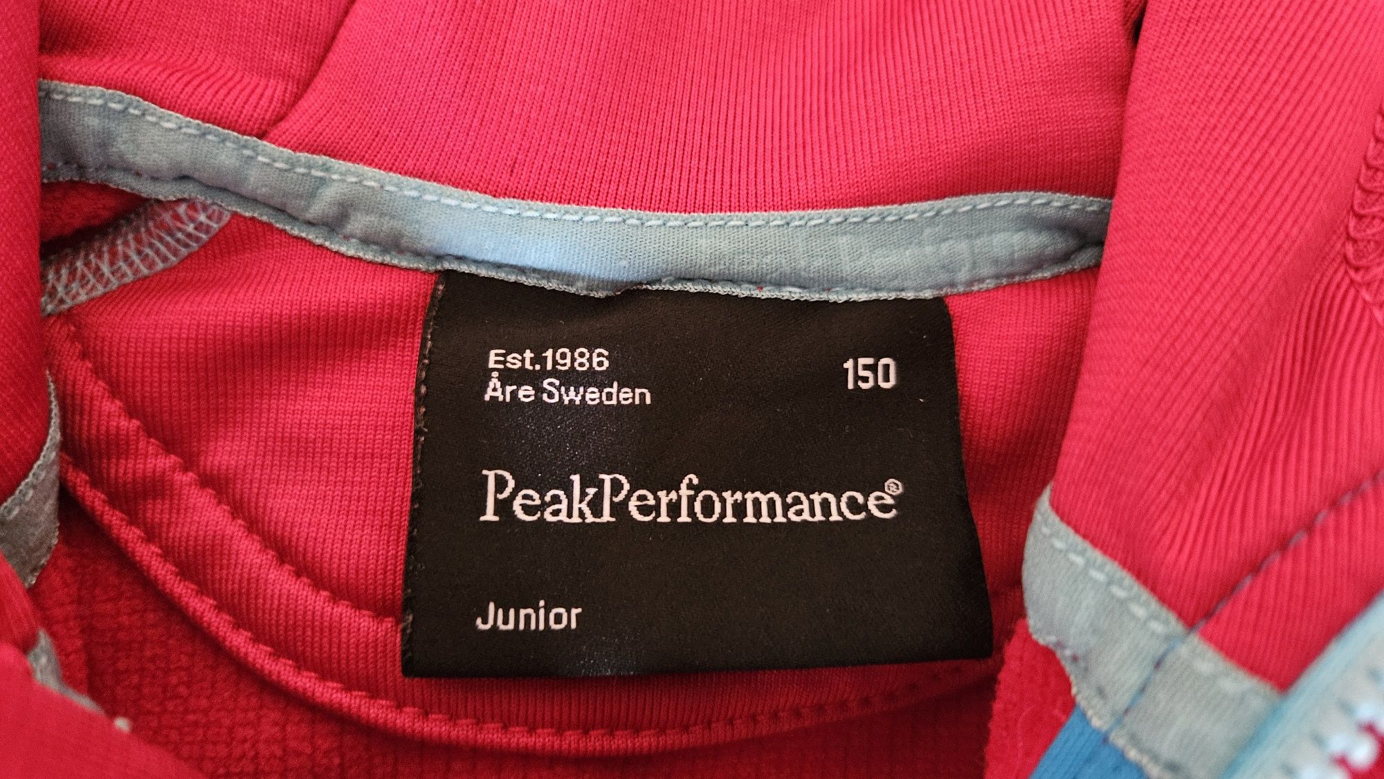 Bluza z kapturem Peak Parformace dziewczęca junior, r.150