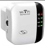Wzmacniacz sygnału Sieci WIFI MOCNY ZASIĘG 300 Mb/s +KABEL LAN