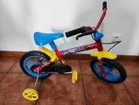 Bicicleta hot wheels vermelha