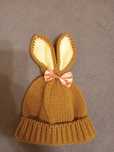 Czapka z uszami, zajączek 86/92