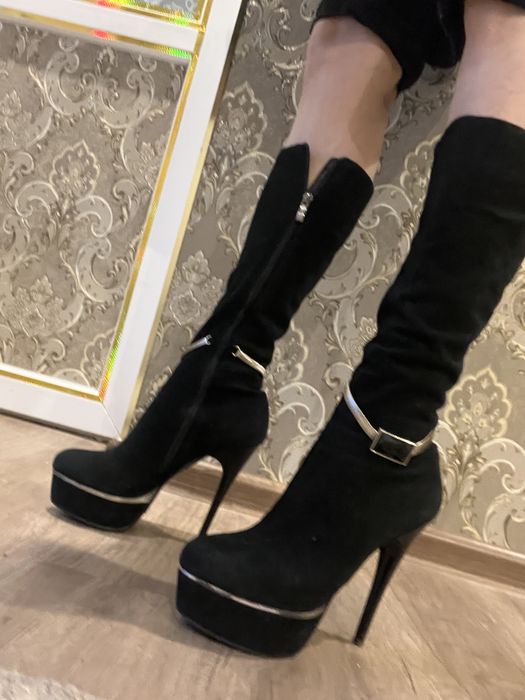 Сапожки замшеві 38р