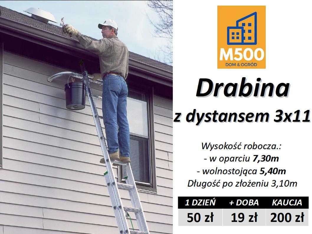 Wypożyczę uniwersalną lekką drabinę aluminiową 3x7 3x9 3x11