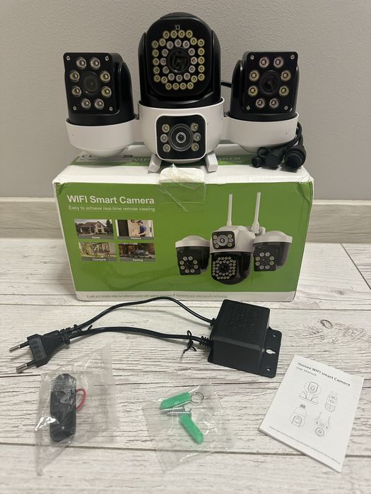 Kamera zewnętrzna WiFi 3 ekrany