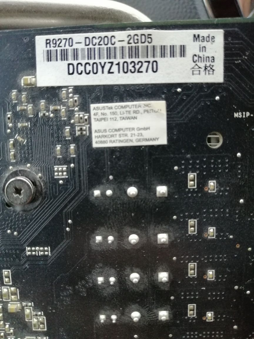 Видеокарта asus r 270 2 gb.
