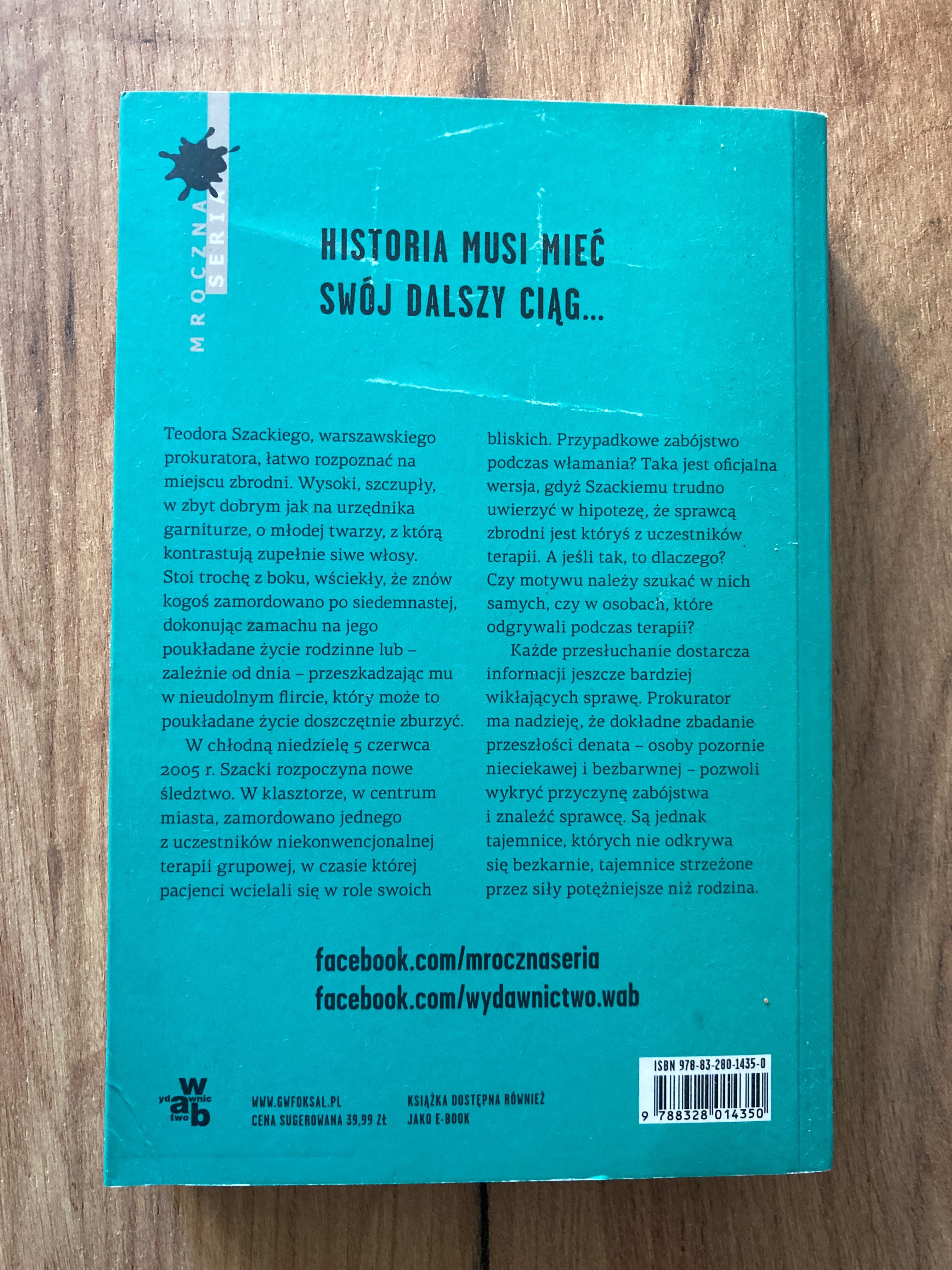 Książka kryminał - Zygmunt Miłoszewski - Uwikłanie