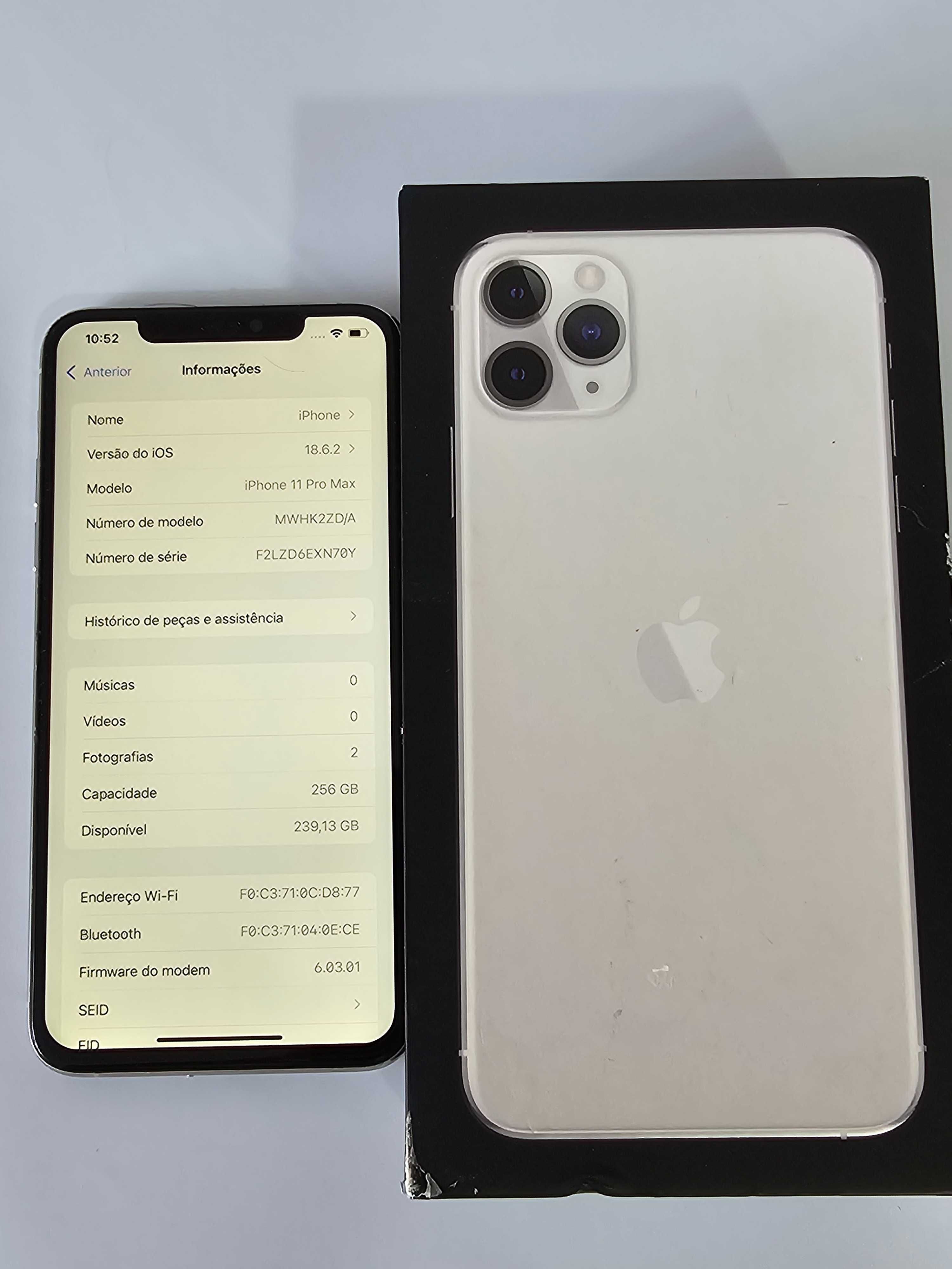 Iphone 11 Pro Max 256Gb.  72% Bateria. Otimo estado