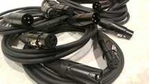 Kabel mikrofonowy XLR - XLR profesjonalny przewód XLR 3P -0,3m