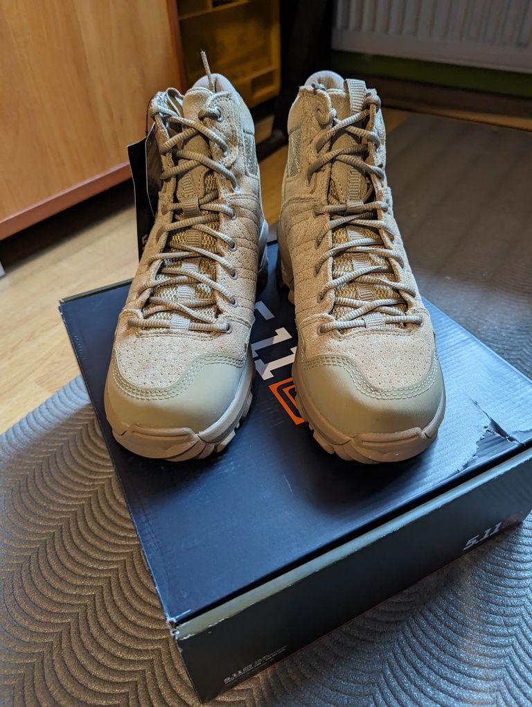 5.11 511 Cable Hiker 40.5 buty wojskowe beżowe trekingowe
