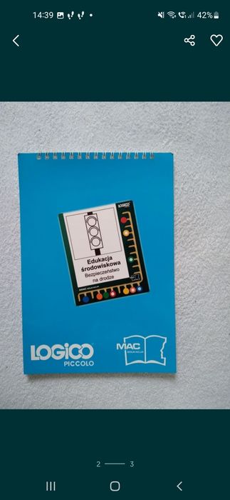 Komplet 3 książeczki do ra.ki logico piccolo