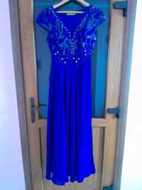 Випускне плаття  темно синього кольору