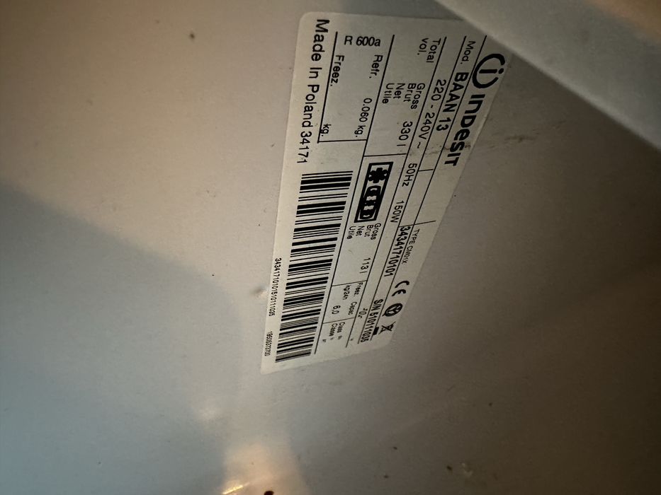 Lodówka Chłodziarko-zamrażarka Indesit BAAN 13L