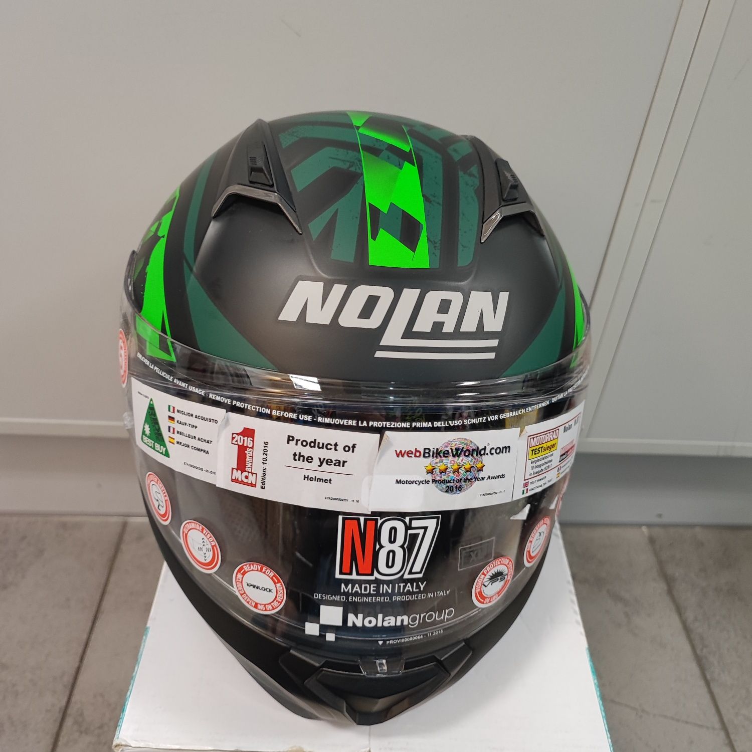 Kask integralny motocyklowy NOLAN N87 VENATOR N-COM 92 blenda pinlock