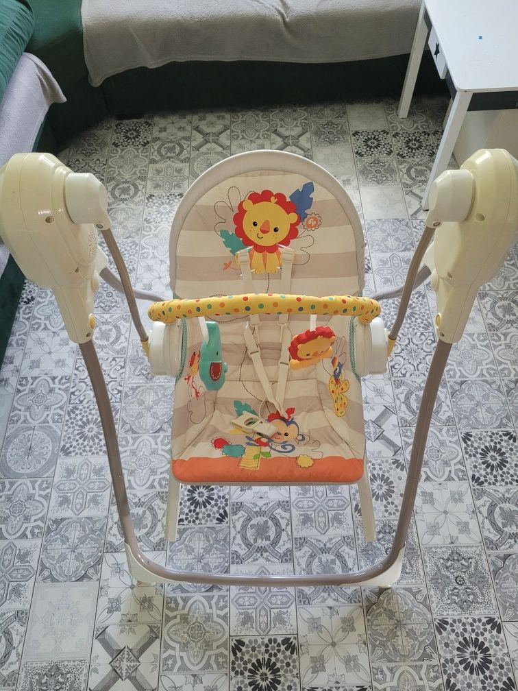 Huśtawka-Fotelik-Bujaczek 3w1 Fisher Price