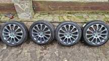 Skoda felgi aluminiowe 16&#039; 6,5Jx16 ET43 DOT 1721/1123 Opony letnie 5x100