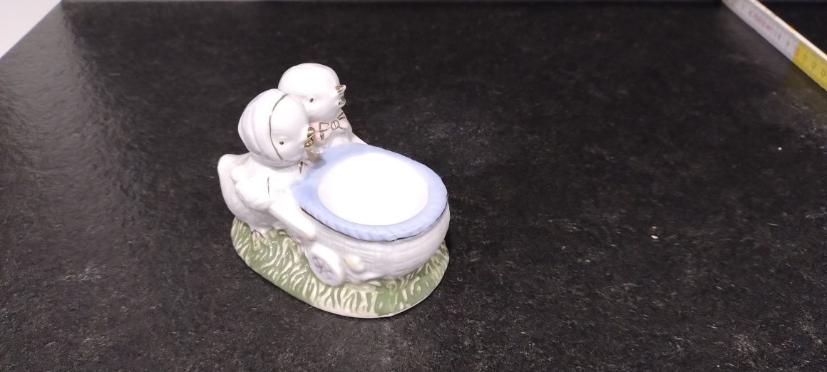 Figurka ceramiczna zabytkowa kaczki mała PRL
