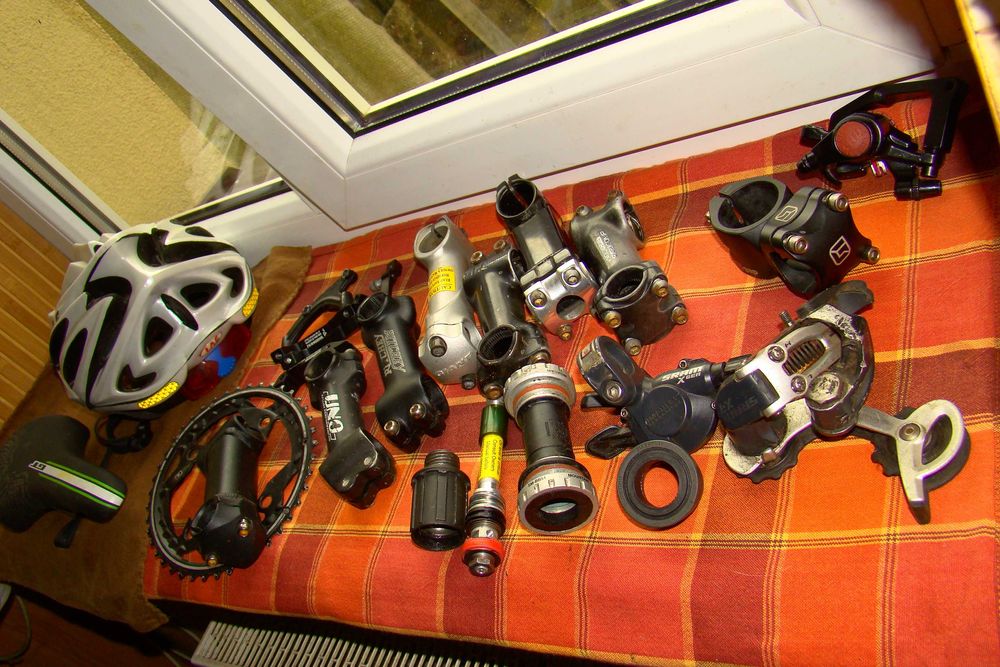 велозапчастини   винос руля  манетки моноблоки