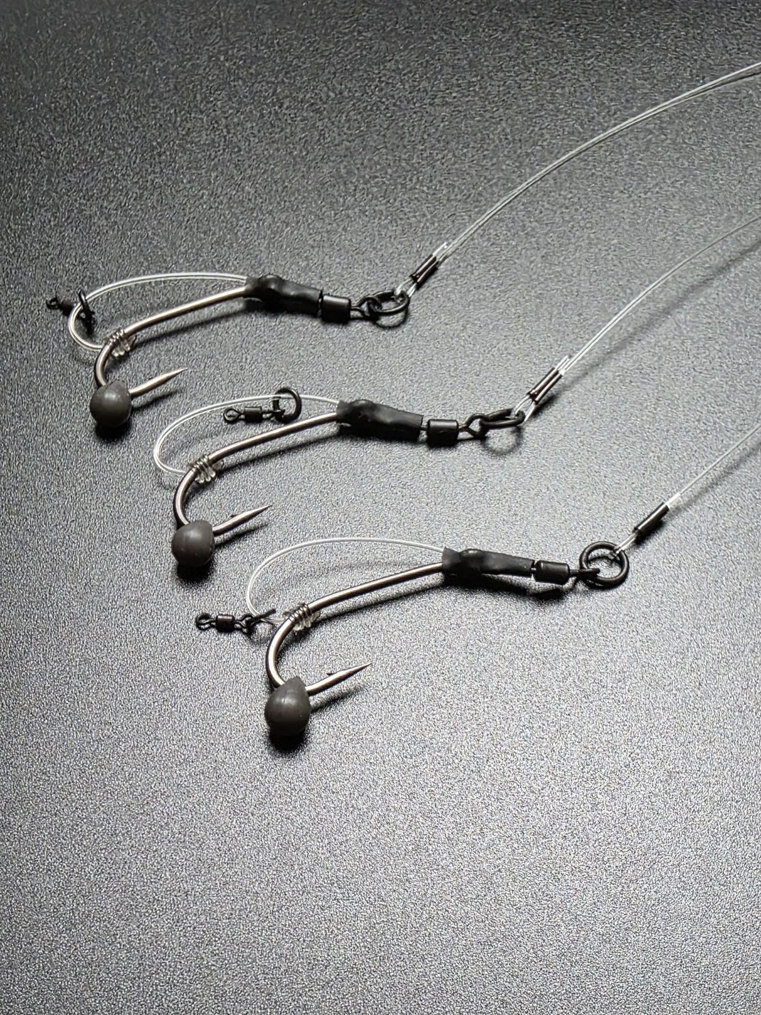 10 x przypony karpiowe pod Waftersy bałwanki #2 tungsten Hook