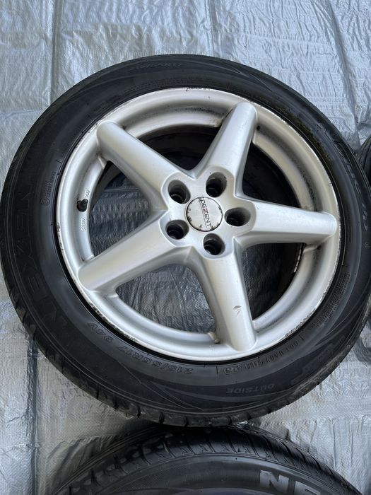 Alufelgi Komplet 17 Cali KBA 46595 5x114.3 ET48 + OPONY Ford Renault