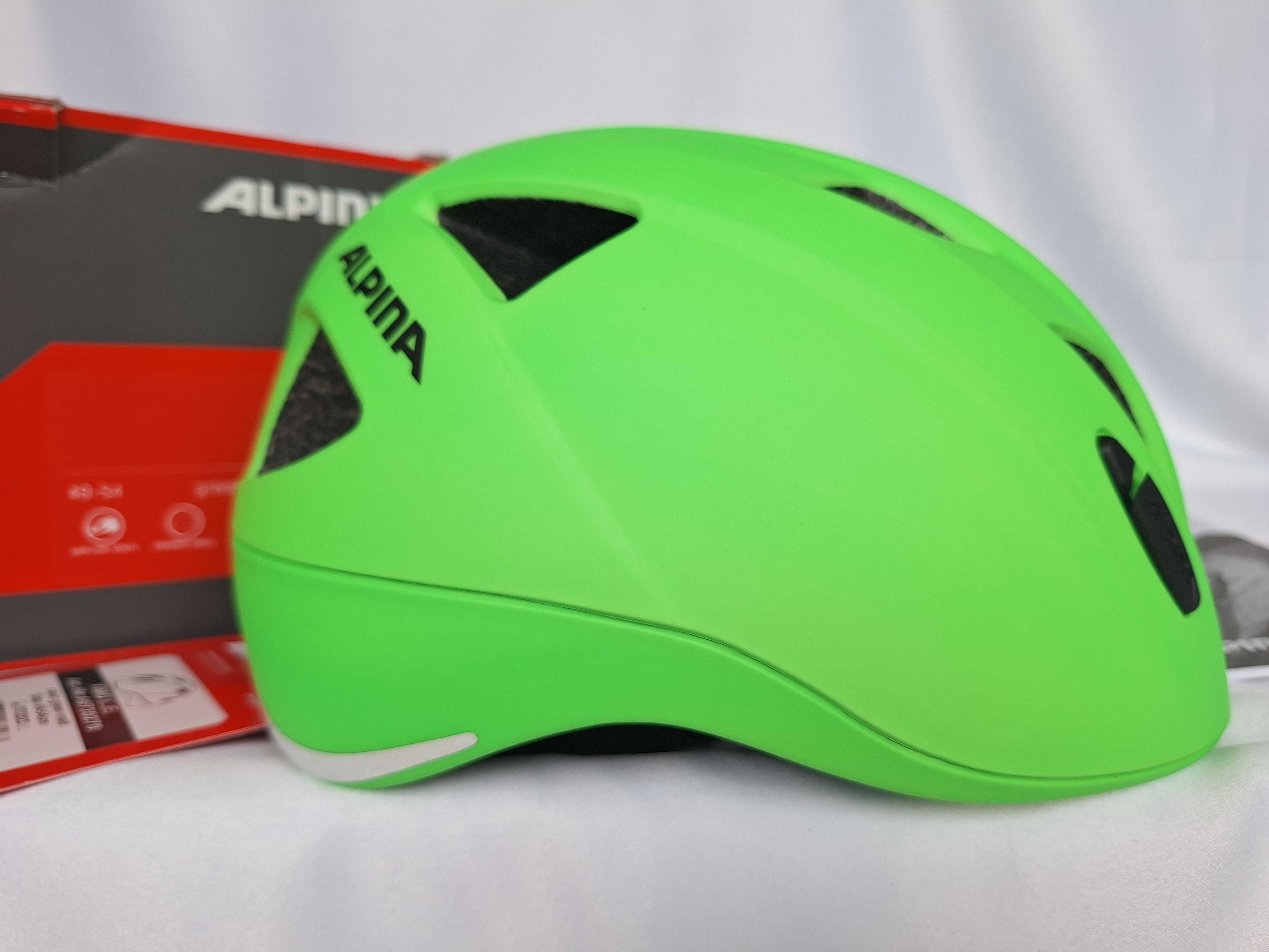 Kask rowerowy dziecięcy Alpina Ximo L.E Green Matt 49-54cm