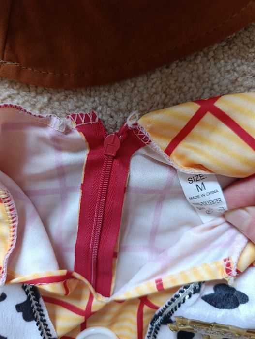 Toy story, szeryf, chudy, Andy, strój szeryfa