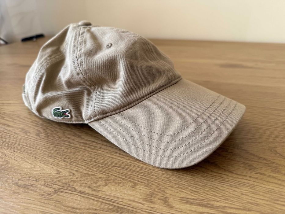 Кепка Lacoste бежева оригінал