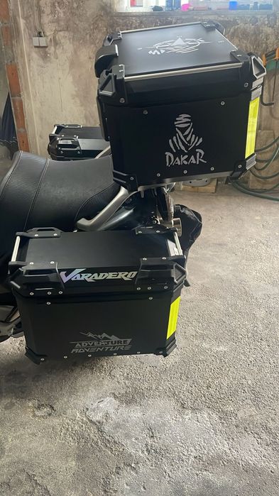 (NOVO) Malas Laterais + Top Case Alumínio Honda Varadero