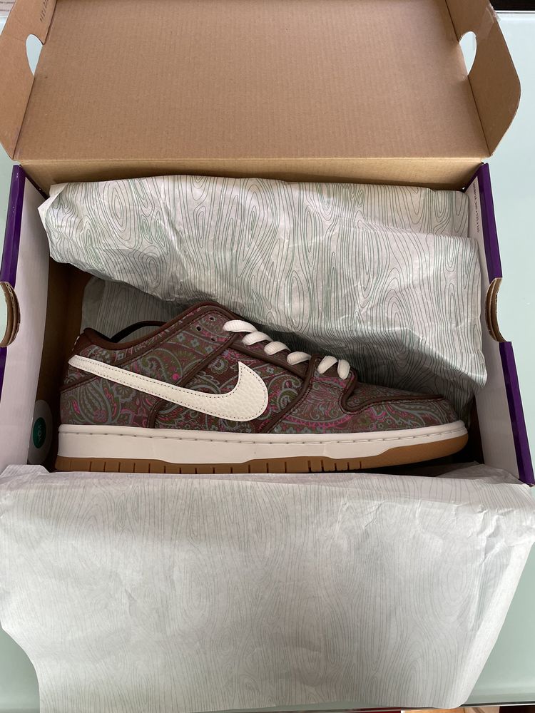 Nike Dunk Low Sb Paisley Brown