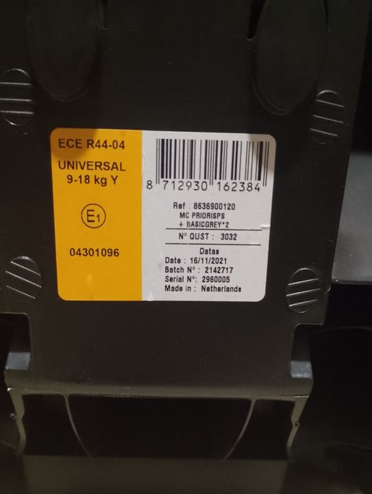 Fotelik samochodowy Maxi Cosi 9-18