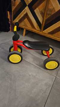 rowerek trójkołowy biegowy Puky czerwono żółty