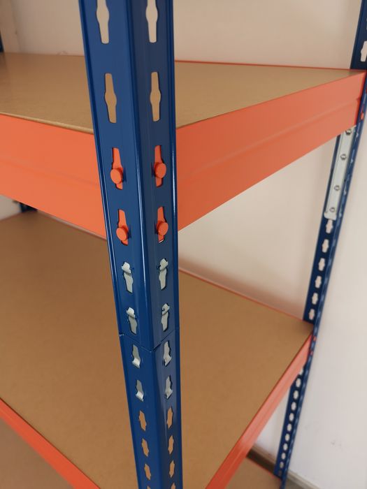 Regał Wysoki, Magazynowy Nit-Klick, 192x100x50 cm 5P/300 kg