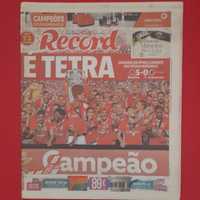 Jornais desportivos - Campeonato Nacional  2017/17. Tetra do Benfica.
