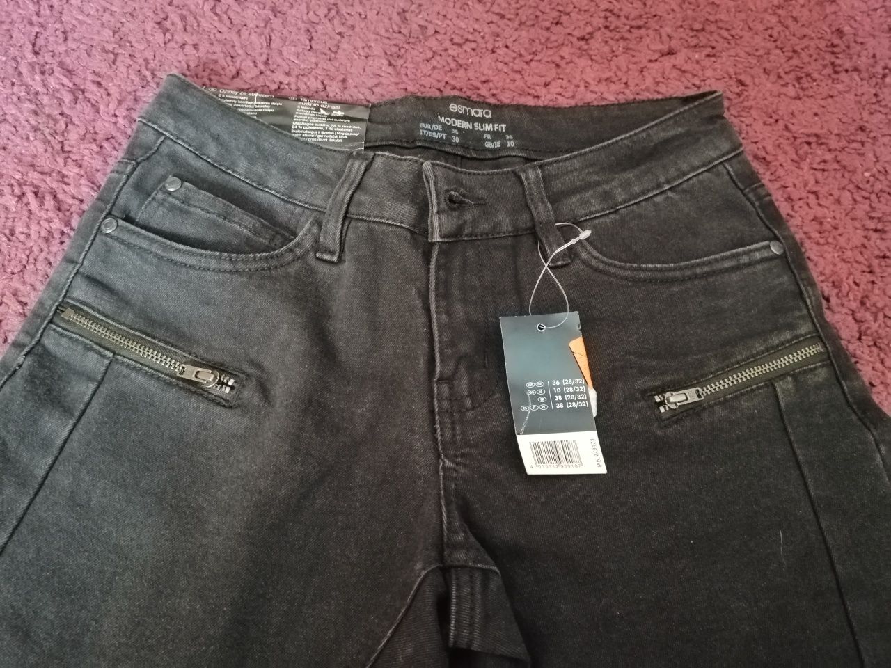 NOWE spodnie jeansy damskie r. S(36)