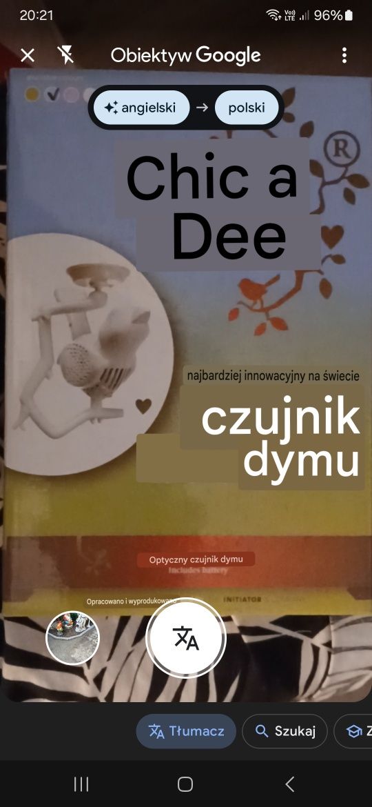 Optyczny czujnik dymu
