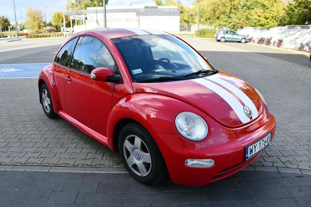 Volkswagen New Beetle Salon PL, bezwypadkowy, oryg. przebieg, 1,6 L + LPG, właśc od 7 lat