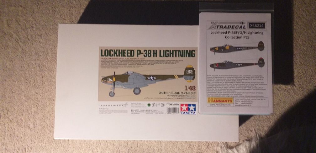 Model do sklejania p -38 h Lightning tamiya 1/48