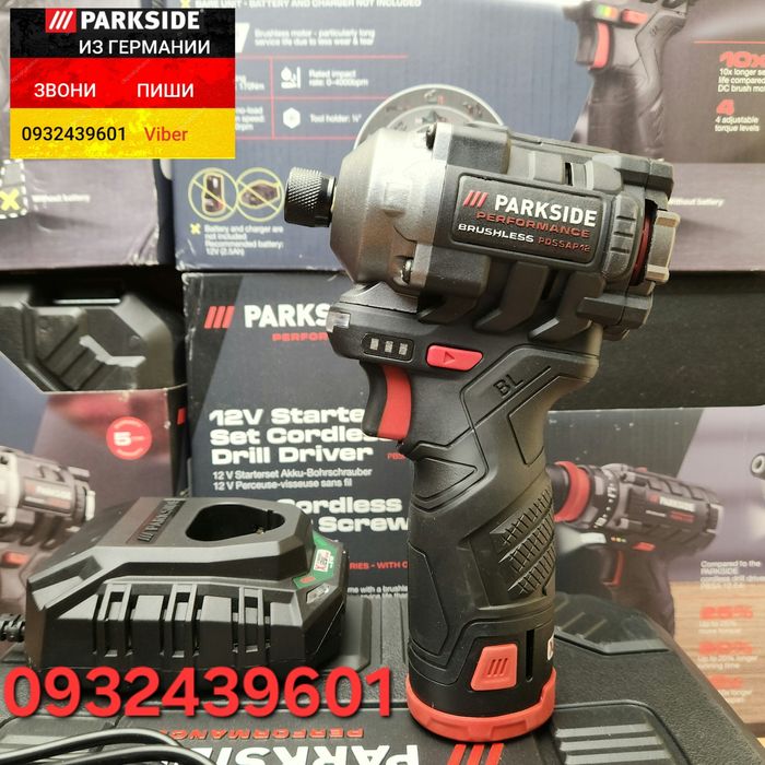 Ударный шуруповерт импакт из ГЕРМАНИИ Parkside PDSSAP 12 імпакт гайков