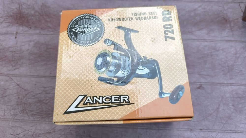 Kołowrotki wędkarskie 3 sztuki nowe