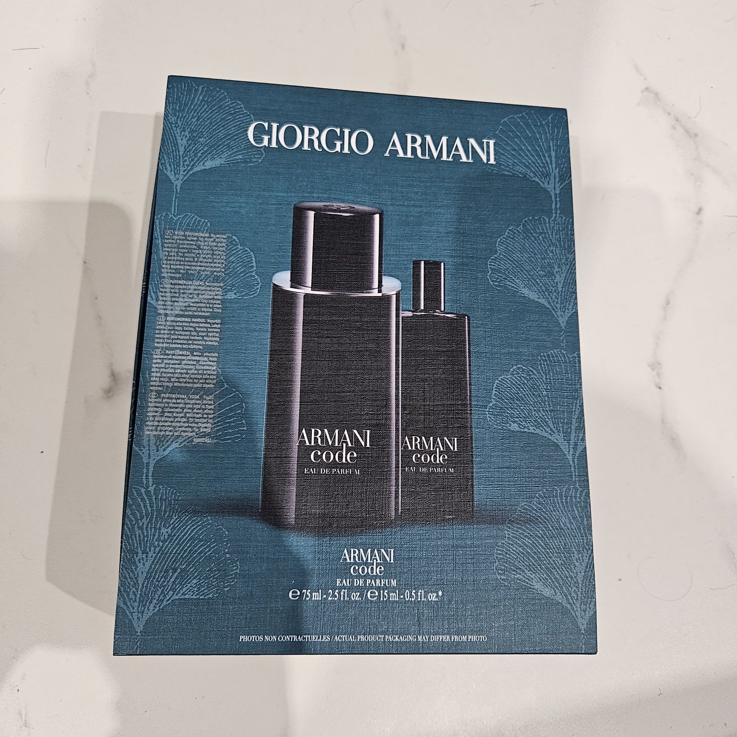 Armani code parfum 75 ml + 15 ml