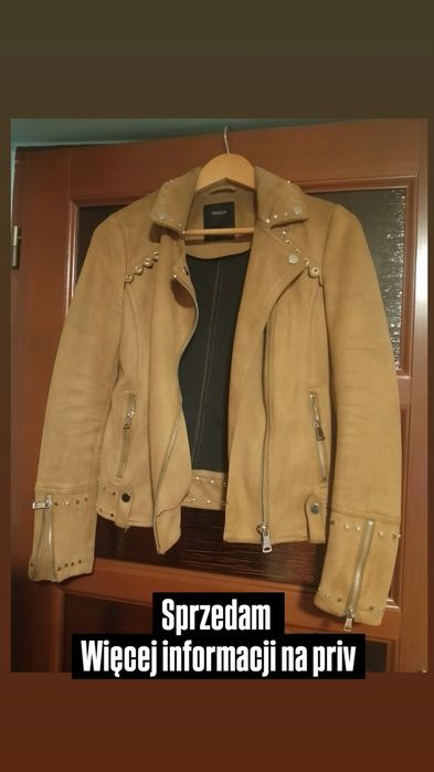 Ramoneska damska zamszowa