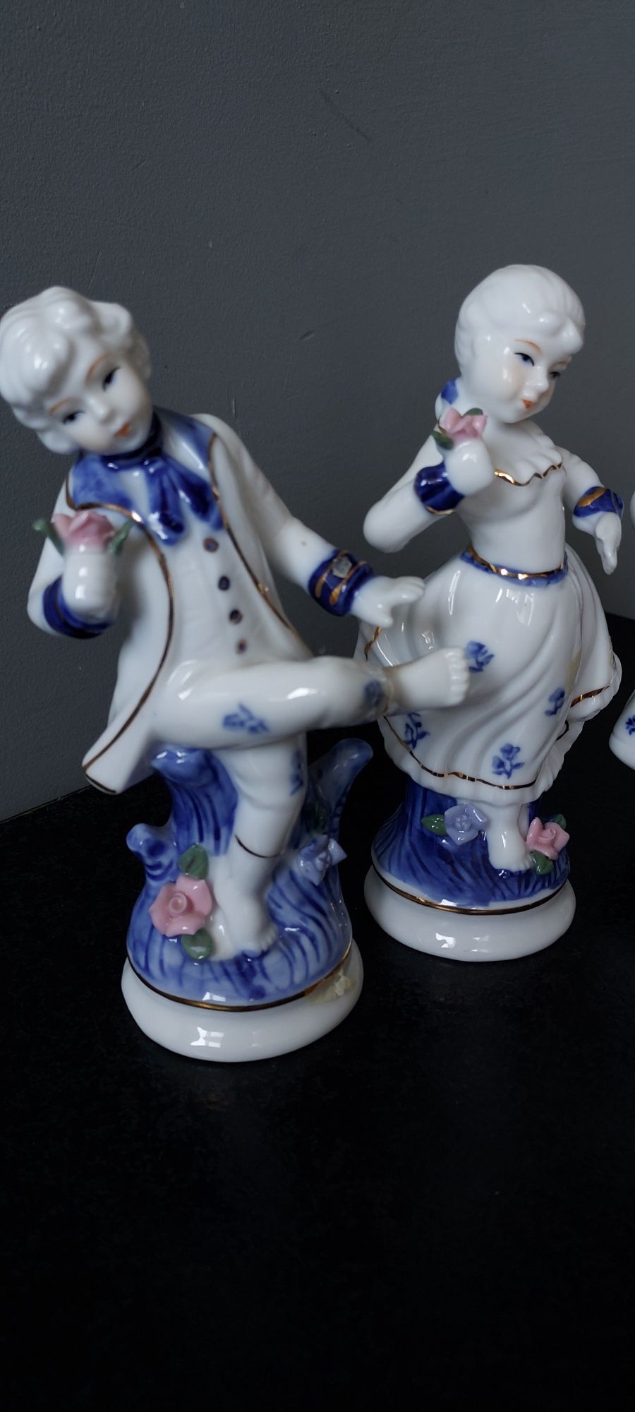 Zestaw figurek porcelanowych 3 szt
