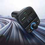 Ugreen Transmiter FM Bluetooth 5.0 ładowarka samochodowa MP3/3x USB TF