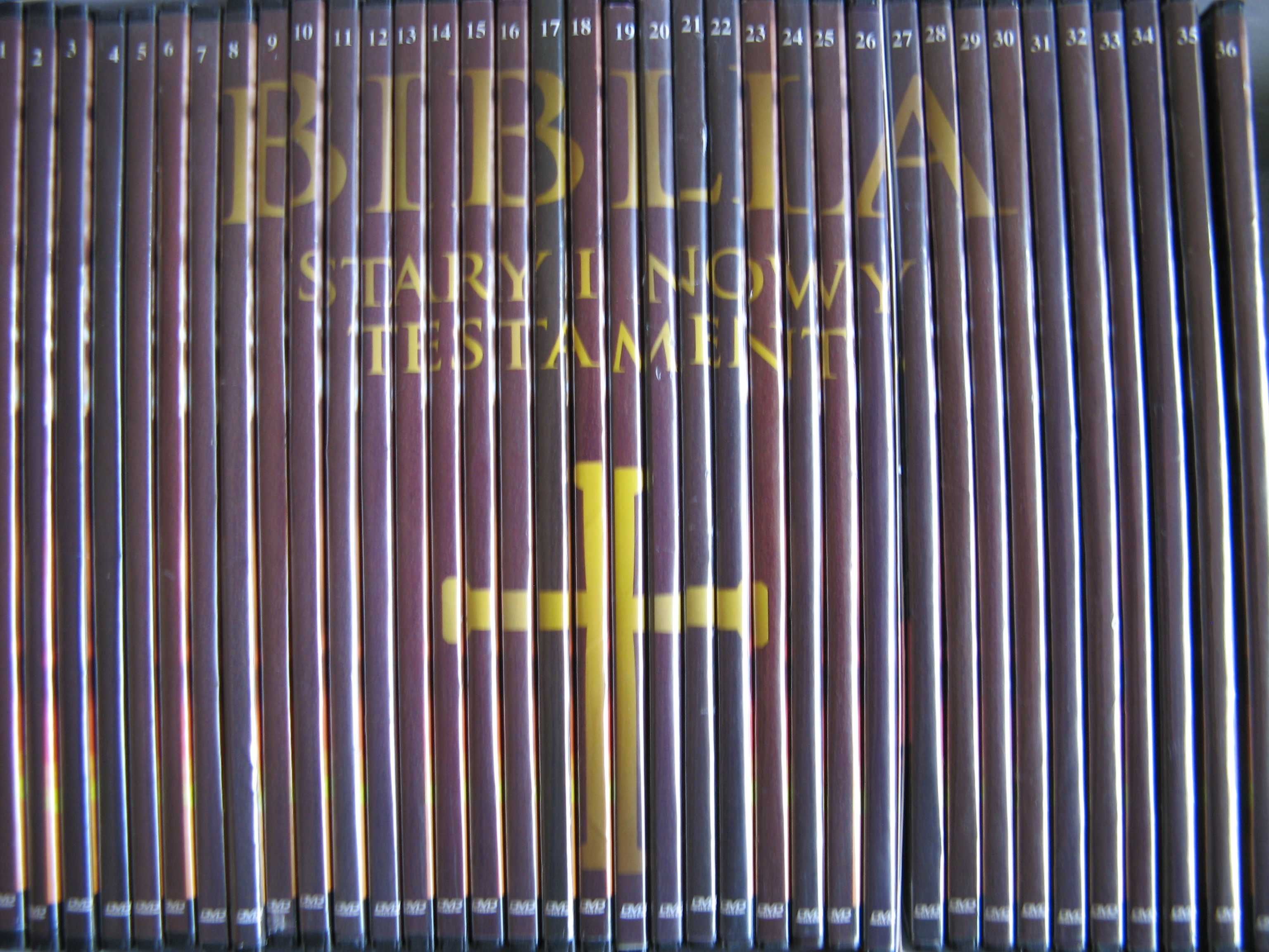 Biblia - Stary i Nowy Testament, komplet 36 DVD, polski lektor