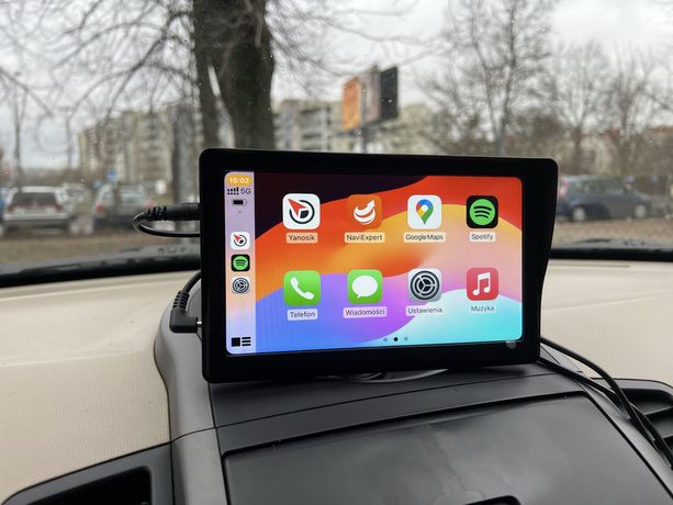 Monitor 7 cali CarPlay i Android Auto