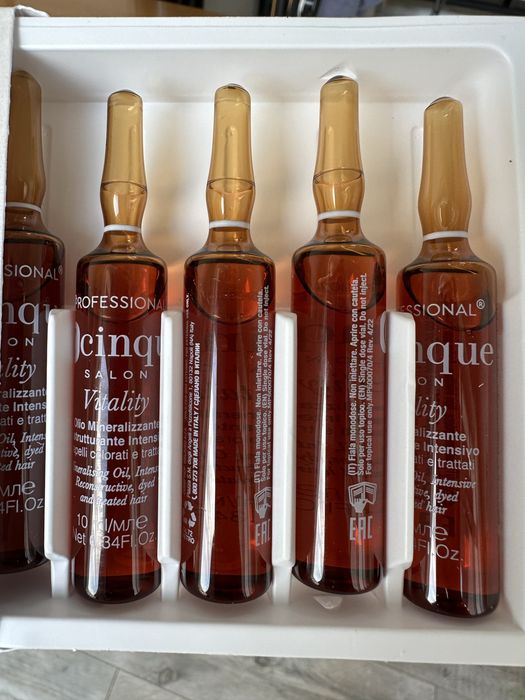 C Cinque Vitality 10*10 мл Олія відновлююча profecional c5 mineralisin