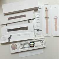 Apple Watch 4 44mm GPS Rosegold + braceletes