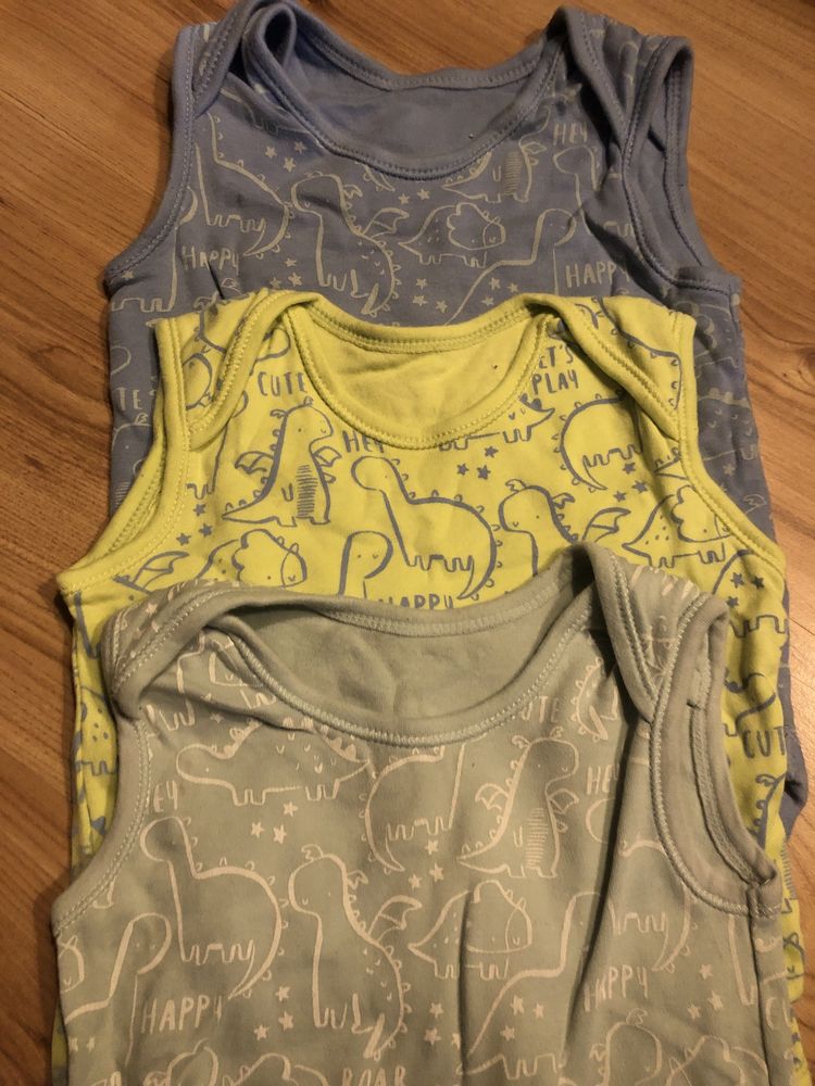 Paka 86 12-18 m body 7 szt primark George śpioszki 4 szt disney F&F