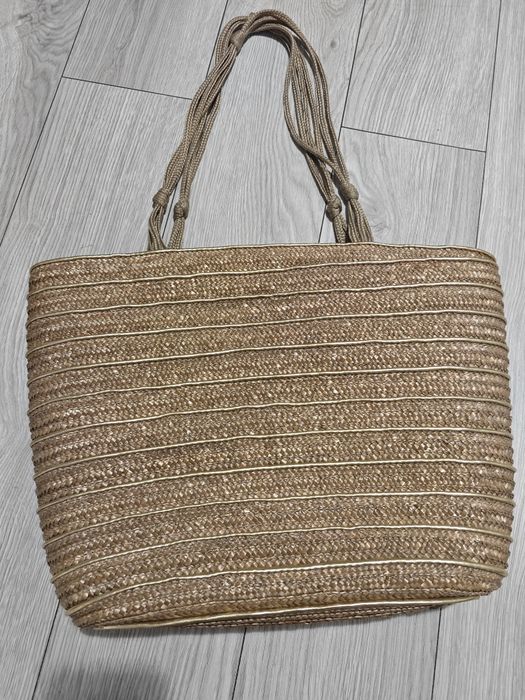 Pleciona torebka na ramię