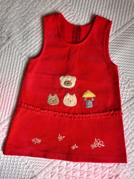 Vestidos Allegro, bombazine, tam. 2/3 anos