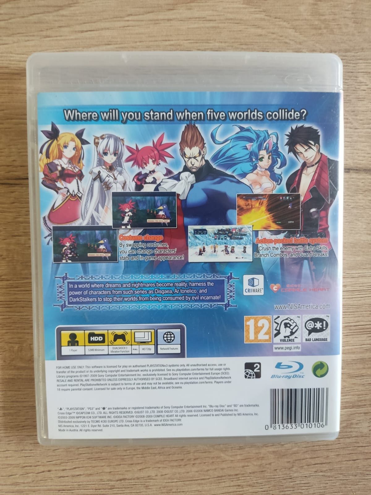 Cross Edge PS3 Gra
