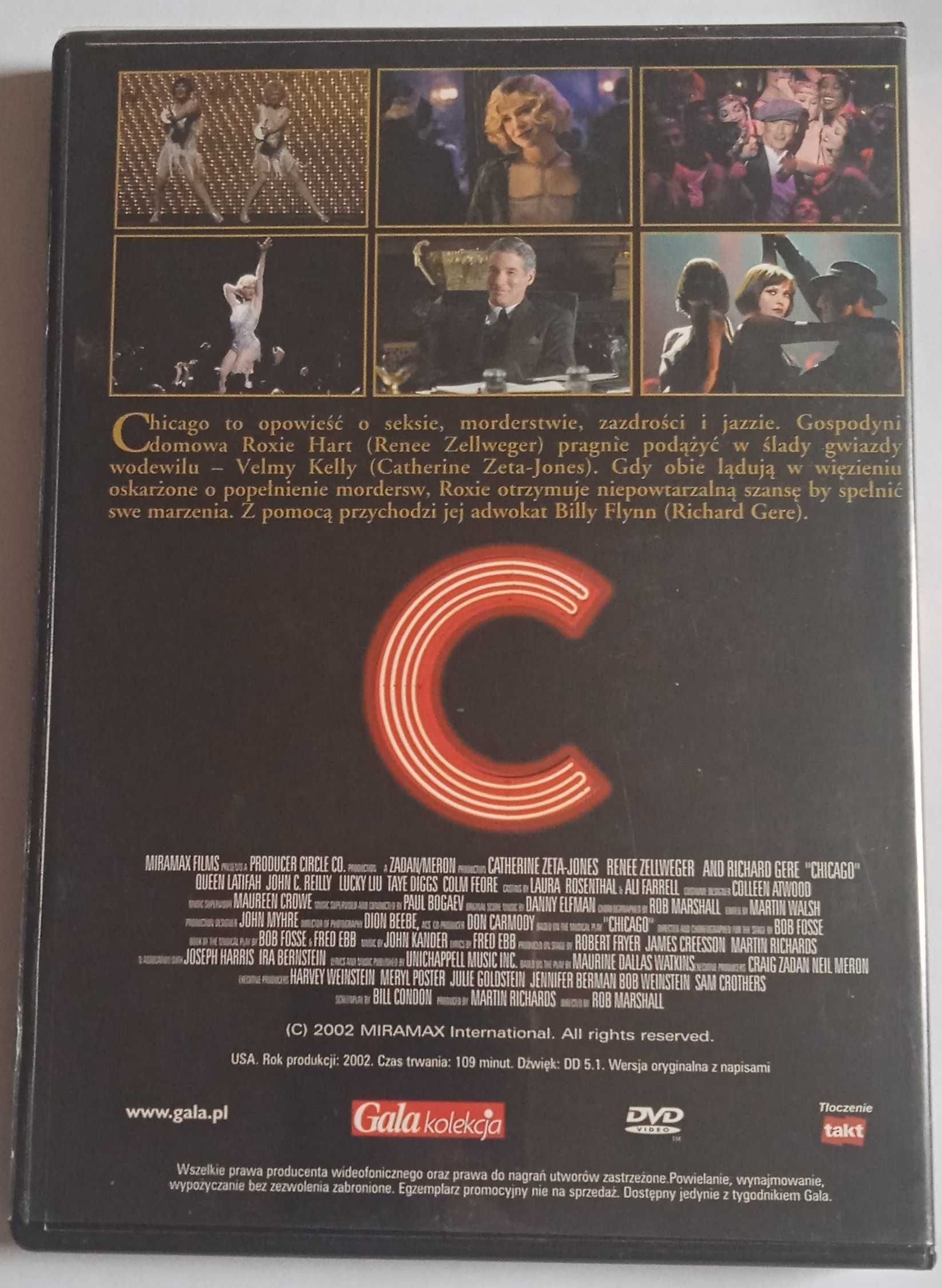 film DVD "Chicago" reż. Rob Marshall